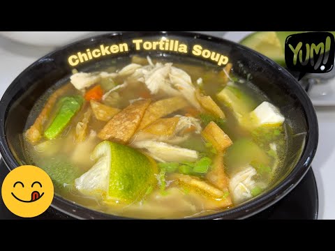 Tortilla Soup Clear Broth