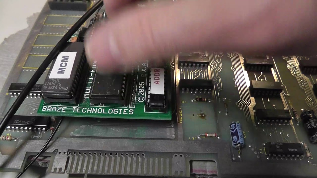 Atari Millipede arcade game board ram chip service 