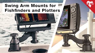 Swing Arm Mounts for Fishfinders & Plotters 