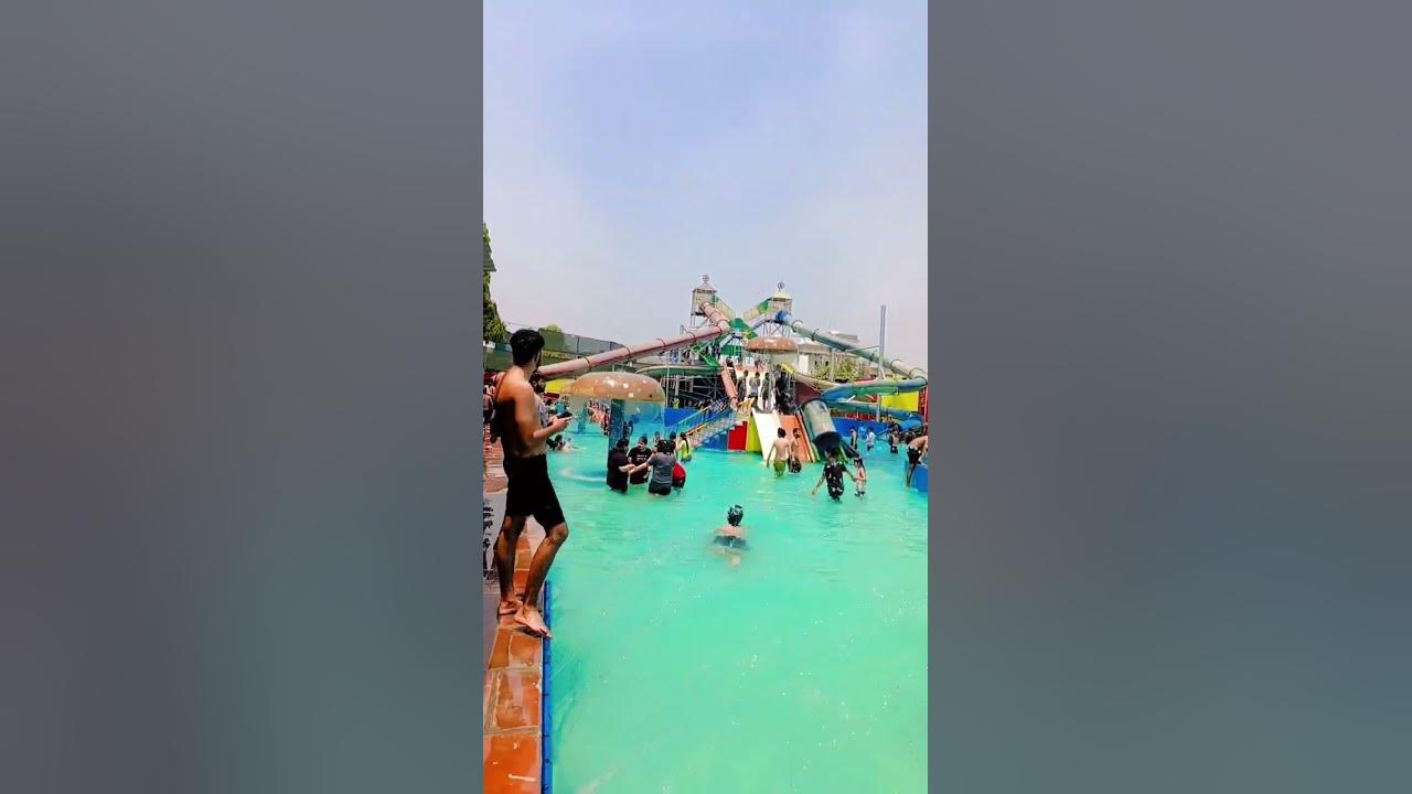 fun waterpark ♥️#badshah  #song #lyrics #waterfall #watercolor #waterfalls #masti #mastitime