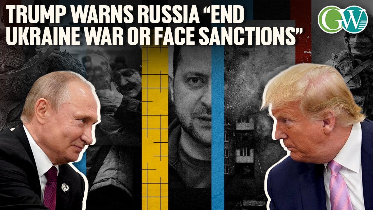 US PREZ. DONALD TRUMP WARNS RUSSIA TO END UKRAINE WAR OR FACE TARIFF ...