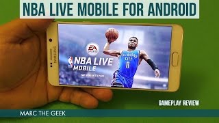 NBA Live Mobile for Android Gameplay Review screenshot 4