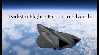 Microsoft Flight - Darkstar flight from Patrick Space Force Base to Edwards