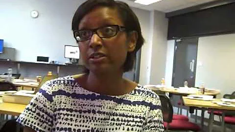 Danielle Douglas at e-Portfolio workshop