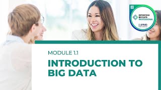 Big Data Training | Introduction to Big Data and the Definition of Big Data | EBDP Module 1.1