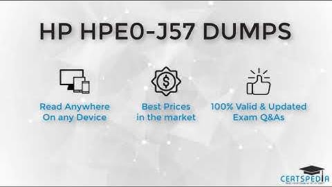 Valid HP HPE0-J57 Dumps | Updated HPE0-J57 Exam Questions