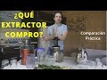 ¿Qué extractor de jugos comprar?