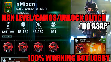 *DO ASAP* NEW MAX LEVEL GLITCH BF6! 100% WORKING! XP/CAMO/UNLOCKS! BF6 GLITCHES! BATTLFIELD 6 GLITCH