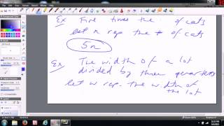 Translating phrases in algebraic expressions
