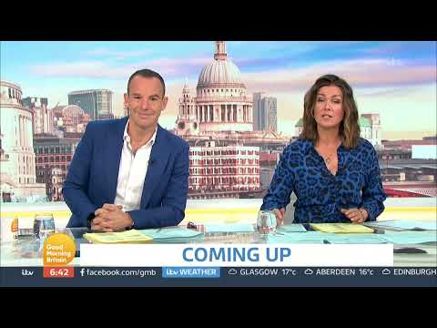 Susanna Reid - Low Cut Blue Top Style - 21st Sept 2022