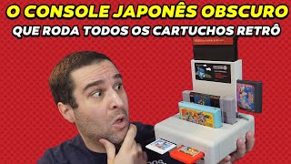 O CONSOLE JAPONÊS OBSCURO QUE RODA TODOS OS CARTUCHOS RETRÔ - RODA ATÉ PC ENGINE