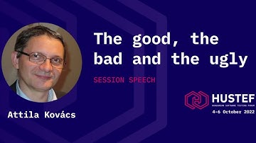HUSTEF 2022: Attila Kovács - The Good, the Bad and the Ugly solutions in test design