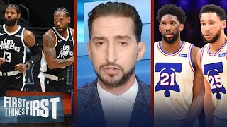 76ers are built to beat the Nets, the Clippers aren't — Nick Wright | NBA | FIRST THINGS FIRST