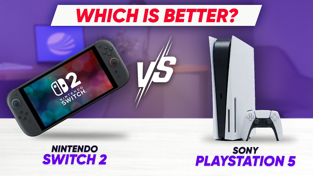 Nintendo Switch play station5 Nintendo Switch 2 vs PlayStation 5 – Which Console Wins 2025