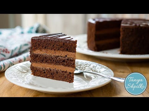 Шоколадный Торт ПРАГА — вкусный, влажный, в меру сладкий | Chocolate Prague Cake | Tanya Shpilko