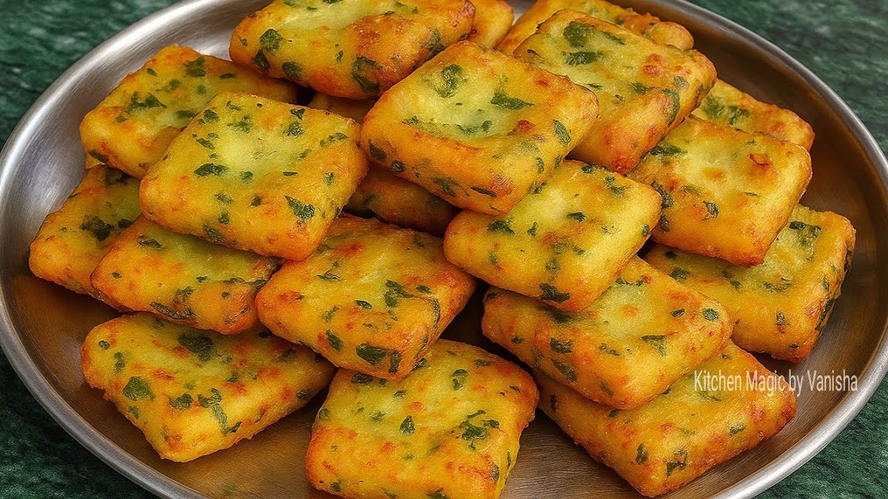 केवल 2 कच्चे आलू से बना गरमा गरम कुरकुरा नाश्ता जो भी खाए खाता ही जाए | crispy aalu ka nashta