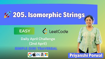 205. Isomorphic Strings | Map | LeetCode Easy | C++ | Hindi