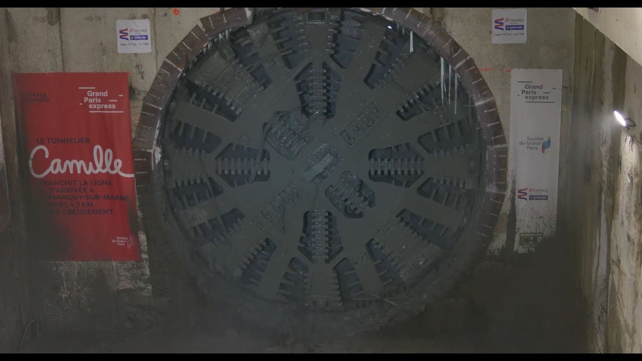 [Chantier] Percement 1001P de la ligne 15 sud  - Eiffage Génie Civil