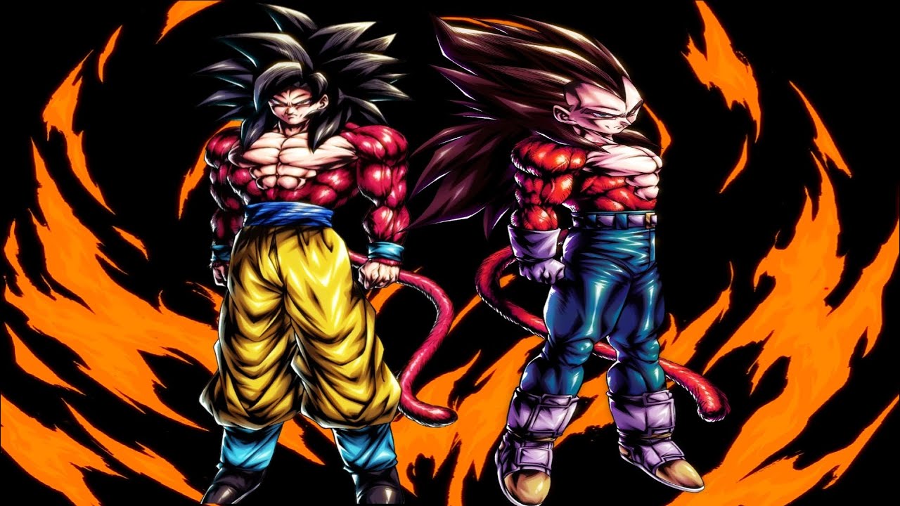DB legends showcase a Goku ssj4 & vegeta ssj4 lf 💥💯 - YouTube