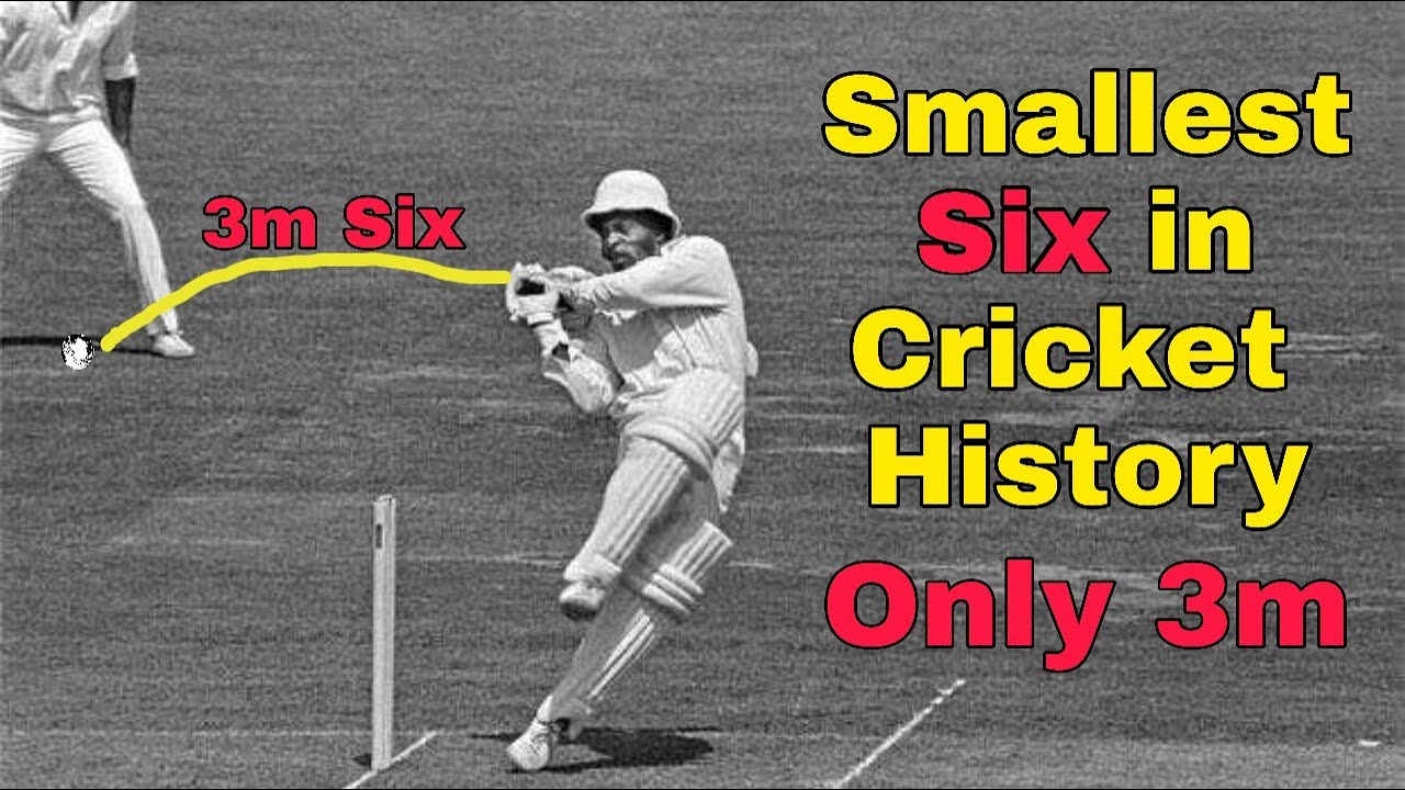 Who hit the shortest six?