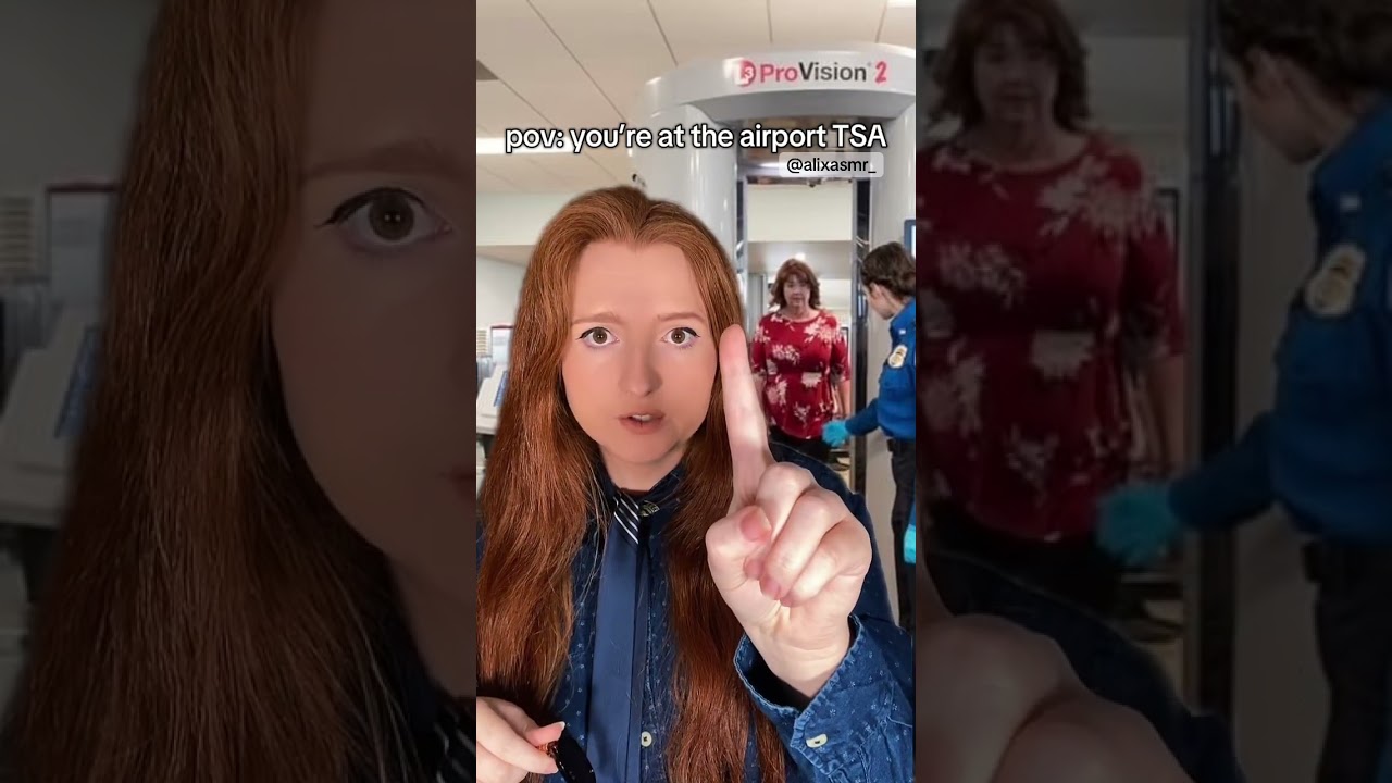 pov: you’re at the airport TSA 