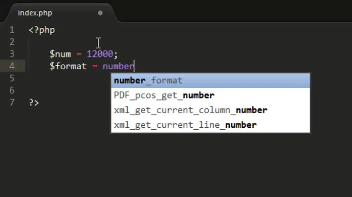PHP - Number Format