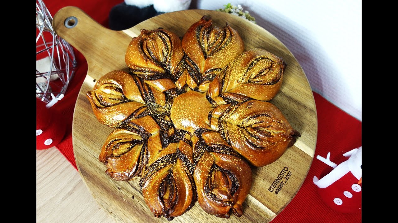 Etoile de Noel au Nutella - Recette Facile Recette pour les enfants.