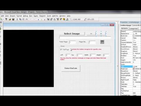 Visual Basic 6 Tutorial shows how to read the barcode from image with Visual Basic 6.