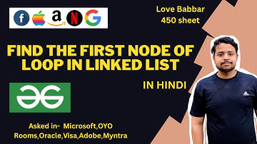 Find the Starting Point of The Loop | LinkedList | Love Babbar DSA Sheet [Explaination + CODE]🔥