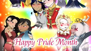 Happy Pride Month pt.1|SDC, TKC & TEH|Multifandom AU Crossover + OC|LGBTQ/Queer|IbispaintX|My arts 