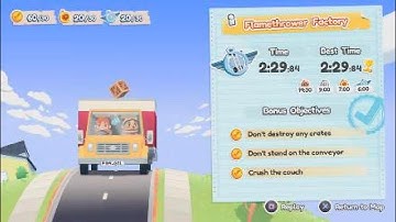 Moving Out - Flamethrower Factory - Gold Medal Time