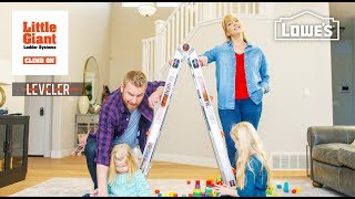 The Life Hack for Your Vertical Challenges. Find it at Lowe's #LittleGiantLeveler