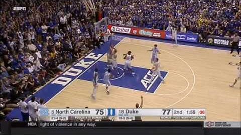 Basket Interference on missed dunk attempt