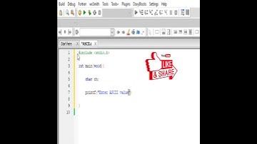 How to Find ASCII Value of a Character using C language