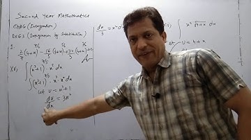Second Year Mathematics, Chapter#6 Ex.6.3,Lecture #31 , Integration by using Substitution.