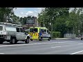 Ambulance vic patient transport returning