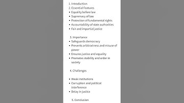 FPSC Section Officer Promotional Exam | Political Science 2016 Q8-a Outline | Rule of Law