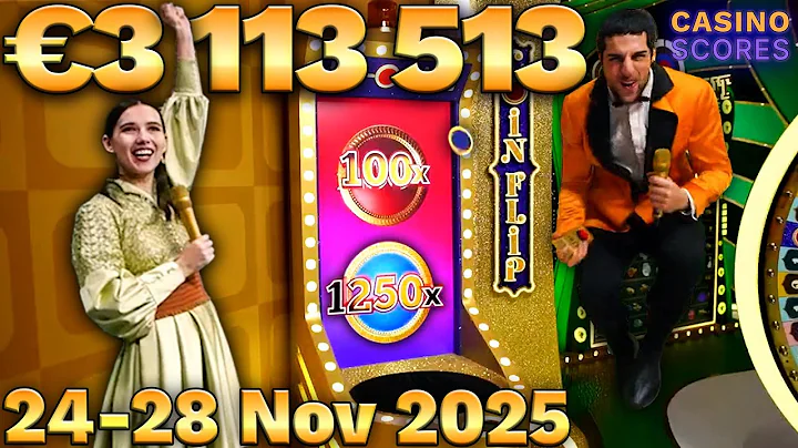 Big WINS on Coin Flip & Crazy Time (24th - 28th Nov 2025)