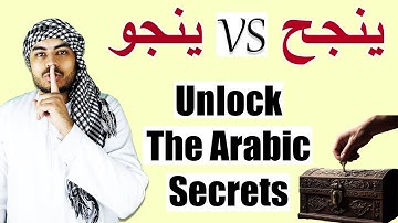 Ze klinken hetzelfde, maar betekenen verschillende dingen! | ينجو vs ينجح – Arabische werkwoorden...