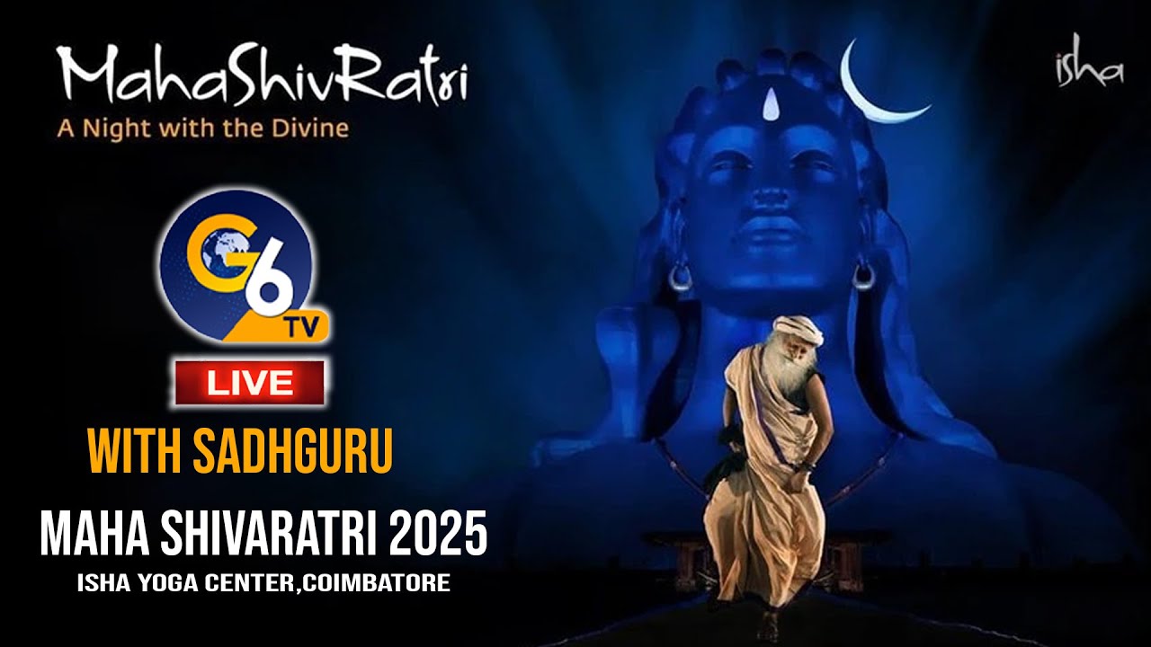 🔴Mahashivratri 2025 Live with Sadhguru | Isha Foundation Shiva