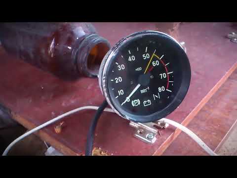 Тахометр от ВАЗ, на ИЖ Юпитер 4. Tachometer from VAZ, to IZH Jupiter 4. Variants and tests.