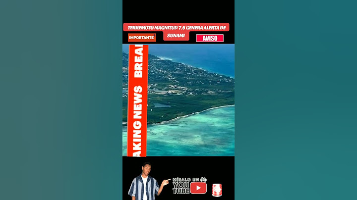 ALERTA de TSUNAMI por TERREMOTO magnitud 7.6 en El CARIBE