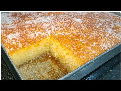 اروع و أسهل بسبوسة ممكن تجربوها خفيفة مشربة وتجي طالعة اول استعمال للفور ادخلو شوفو كيفاش طيبلي