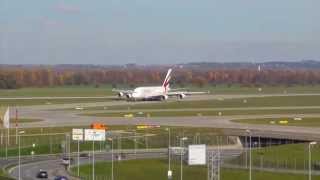 Flughafen München - Ankunft A380
