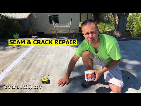 home repairing roof