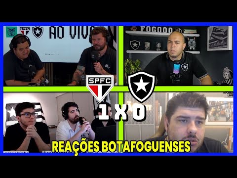 VEJA AS REAÇÕES dos BOTAFOGUENSES - SÃO PAULO 1X0 BOTAFOGO - BRASILEIRÃO 2025 - REACT VAMOS RIR !