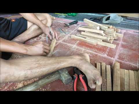 cách làm chậu gỗ treo phong lan | Foci