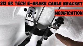 Modifying GK Tech E-Brake Bracket