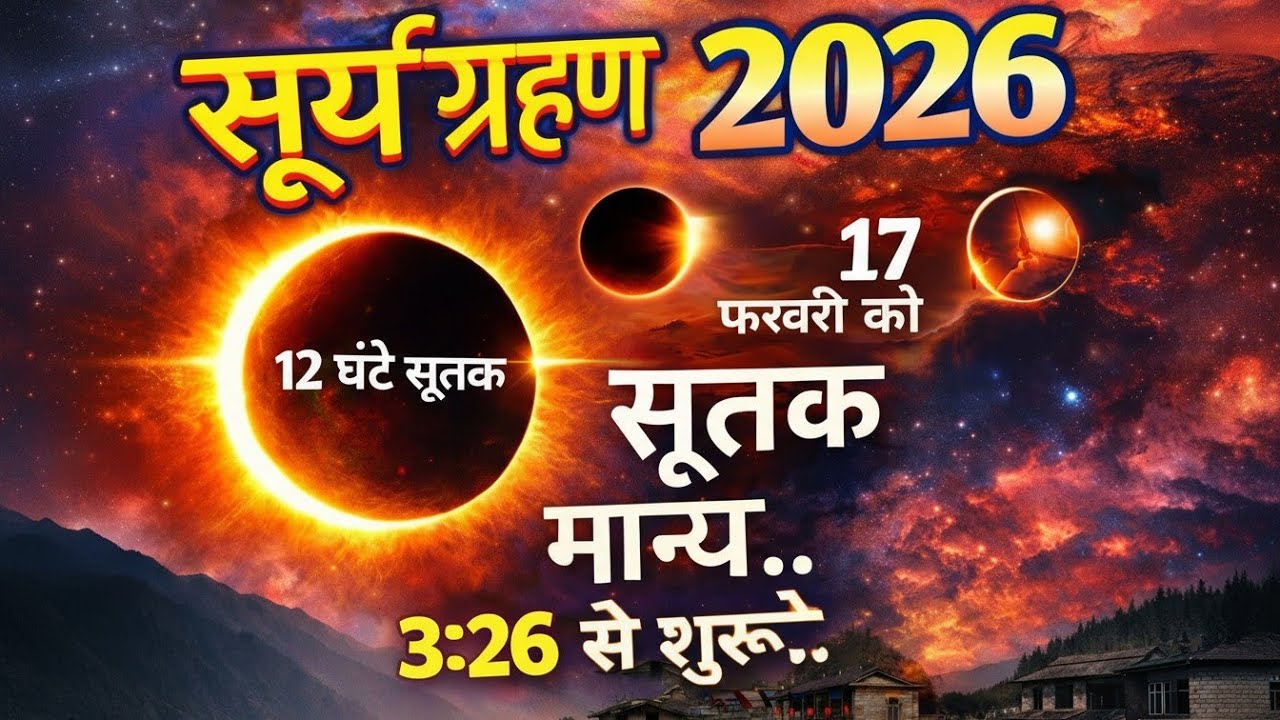 ग्रहण मैं भूल कर भी न करे यह वरना | ग्रहण #grahanvidhi2026 #grahansootak #grahankablagega #grahan26