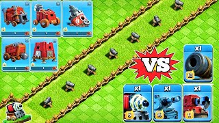 New vehicle also added 🤯🤯🤯 | cannons vs seige machines | coc